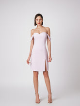 Midi off-the-shoulder dress
